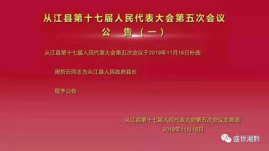 从江县人民政府办公室最新人事任命公告